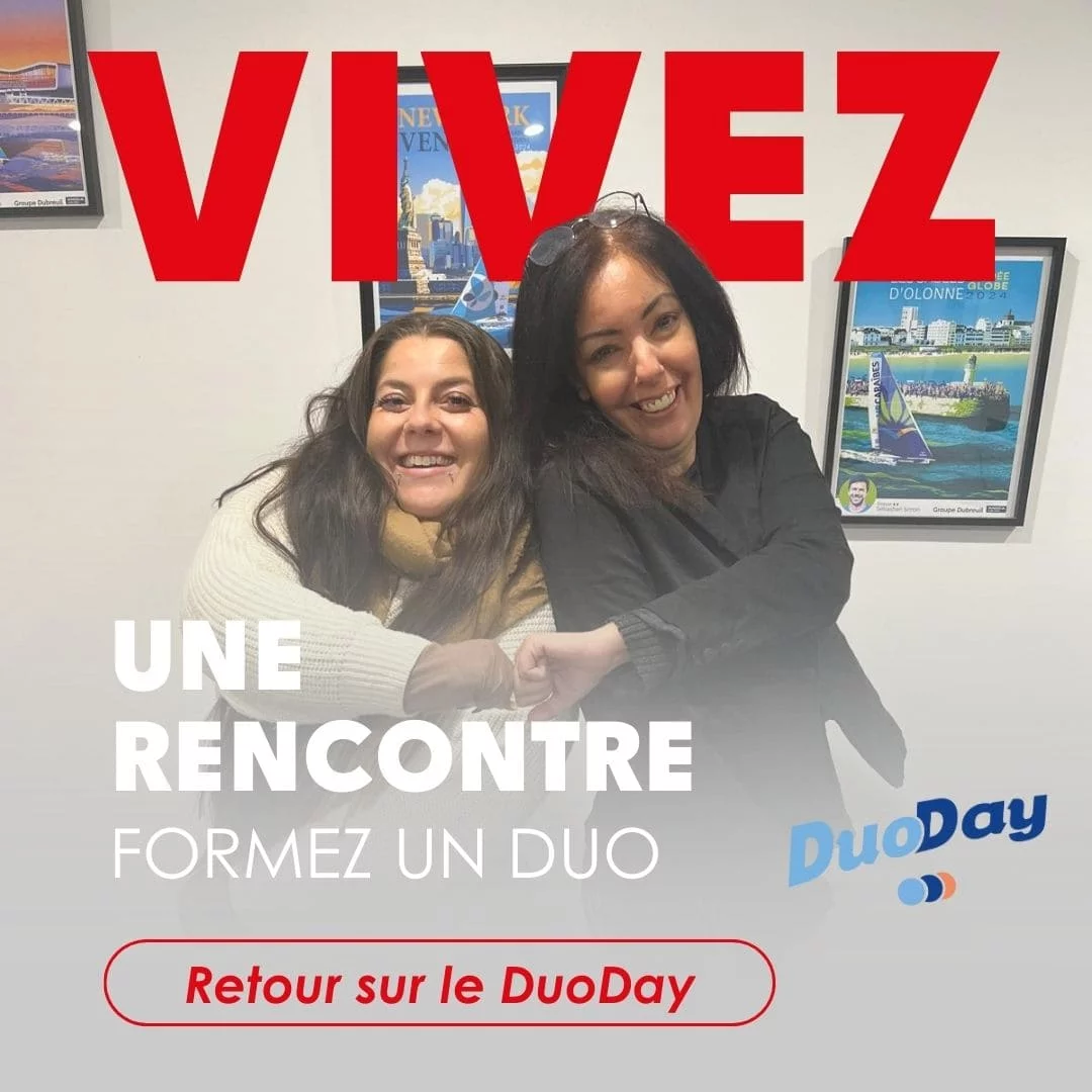 Photo pendant le DuoDay 2025 de notre participante et sa tutrice