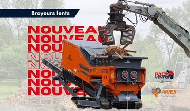 Nouveauté : les broyeurs lents Arjes maintenant disponibles