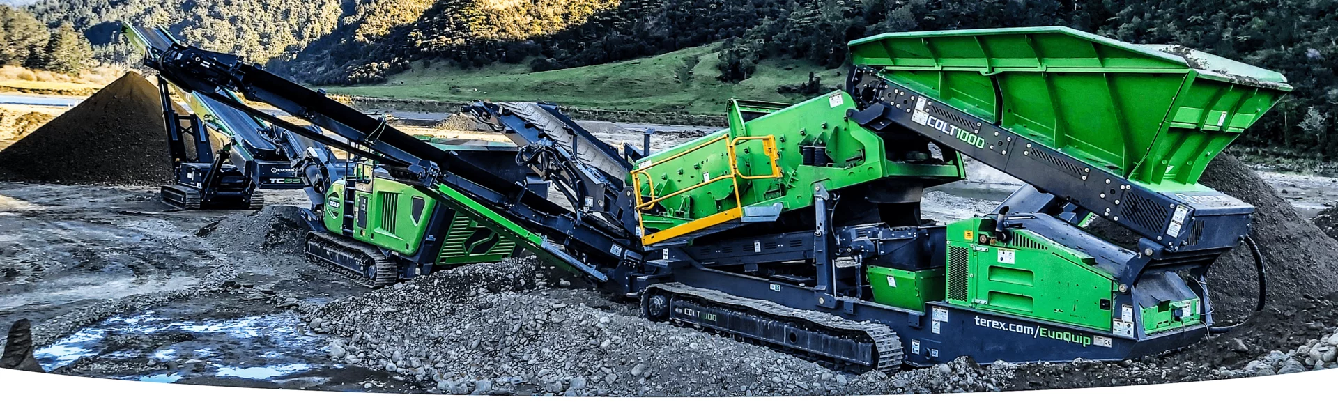 Matériels Evoquip en action sur chantier