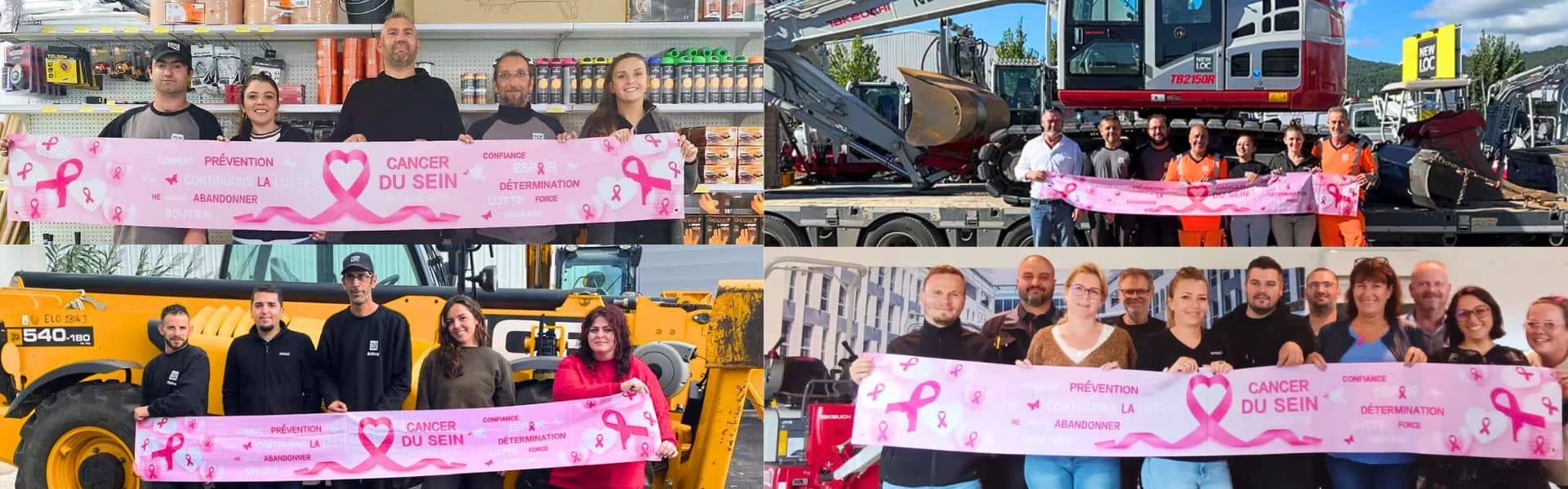 Nos agences se mobilisant pour Octobre rose