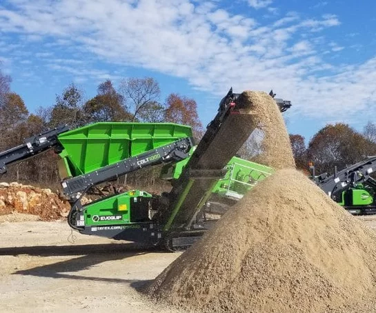 Machine Evoquip en action sur chantier