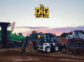 Machines Paca ventes exposés lors du DIG TOUR