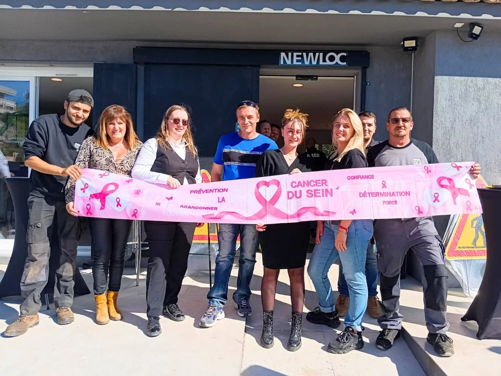 Notre agence de Sainte Maxime pour la campagne Octobre rose
