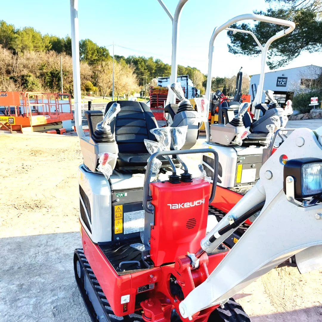 Matériel neuf Takeuchi sur notre parc