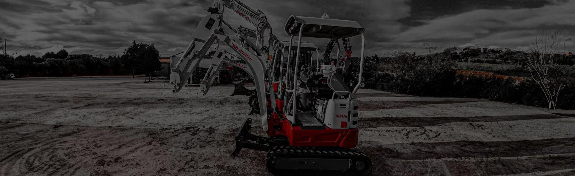 Mini pelles Takeuchi neuves sur parc